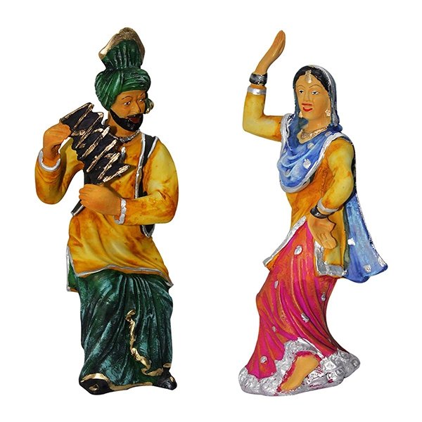 bhangra-figures-set-of-2-made-of-polyresin-best-quality