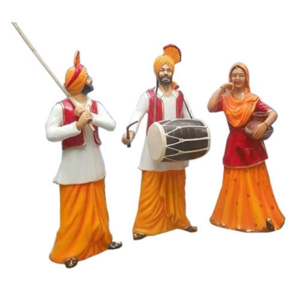 bhangra-figures-set-of-3-made-of-polyresin-best-quality