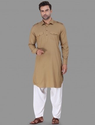 solid_khaki_cotton_rayon_pathani_suit_1615097937aks_773_khakhi_1