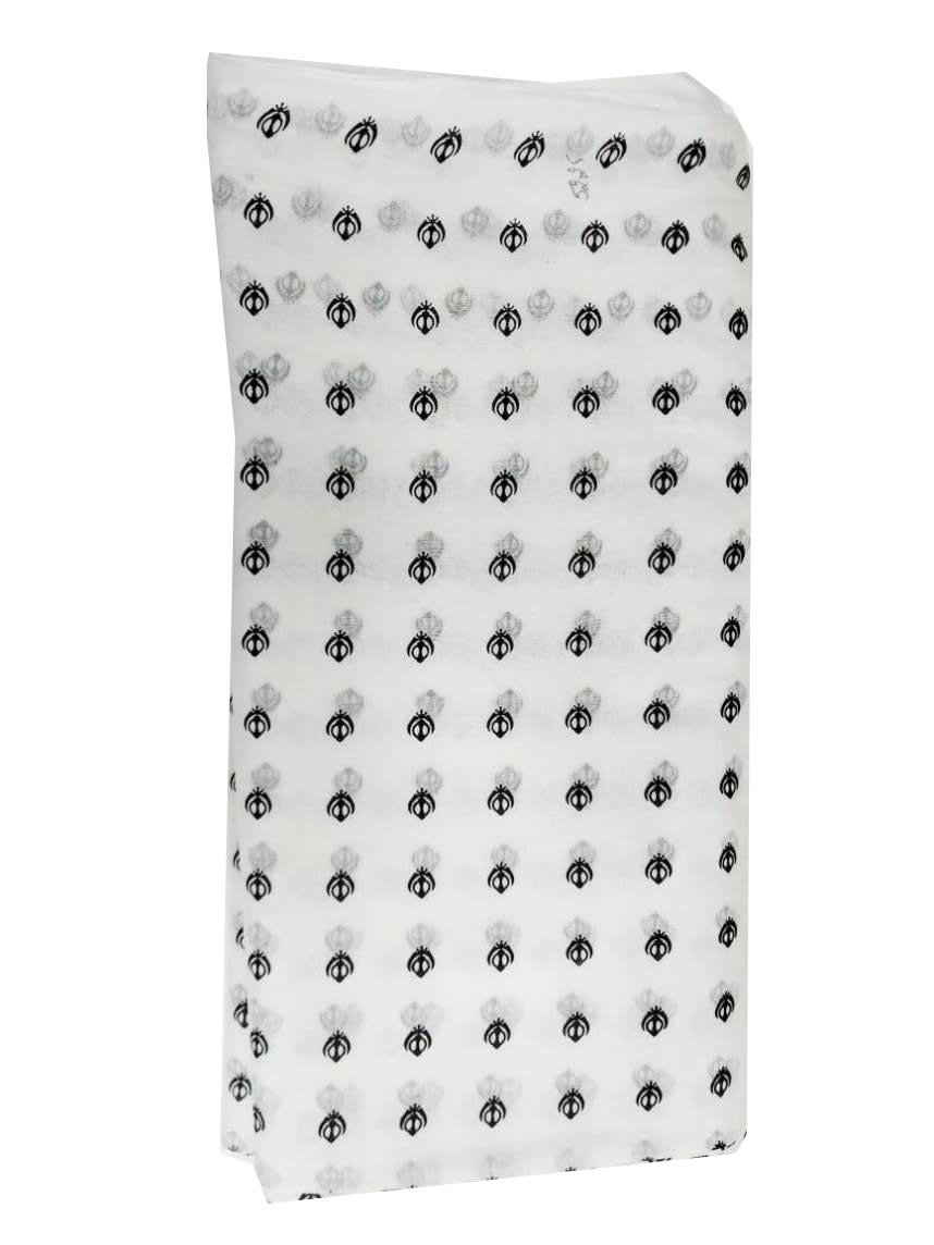 white-with-black-khanda-print-turban